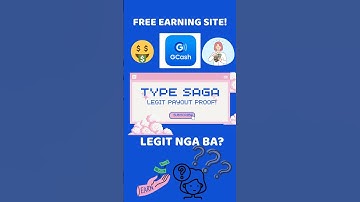TYPE SAGA🤑 | GCASH PAYOUT PROOF🤑 LEGIT&FREE #shorts #earnmoneyonline  #viral Subscribe for more tips