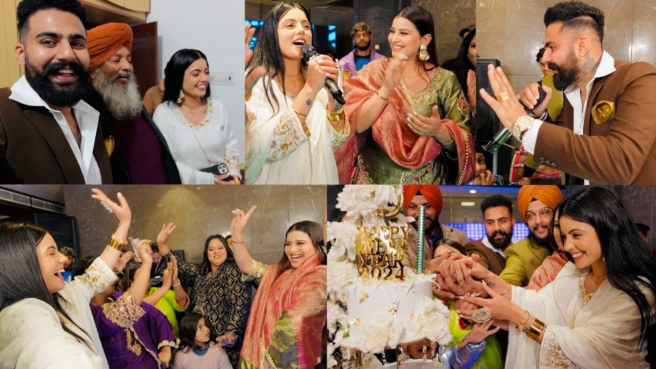 MANNCHANN & YOUTUBE FAMILY NAL KITA NEW YEAR 2024 CELEBRATE | GIDHA BOLIYAN | INDER & KIRAT