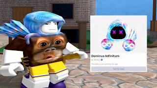 flexing a dominus infinitum in roblox mm2 screenshot 5
