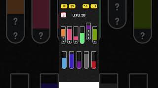 Water sort puzzle level 218 #walkthrough #watersortpuzzlegame #watersortpuzzle