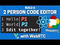 Build a collaborative code editor with react webrtc and yjs