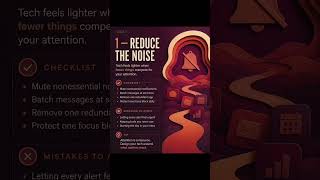 Reduce Noise, Protect Your Data, and Use Tech With Intention #shorts