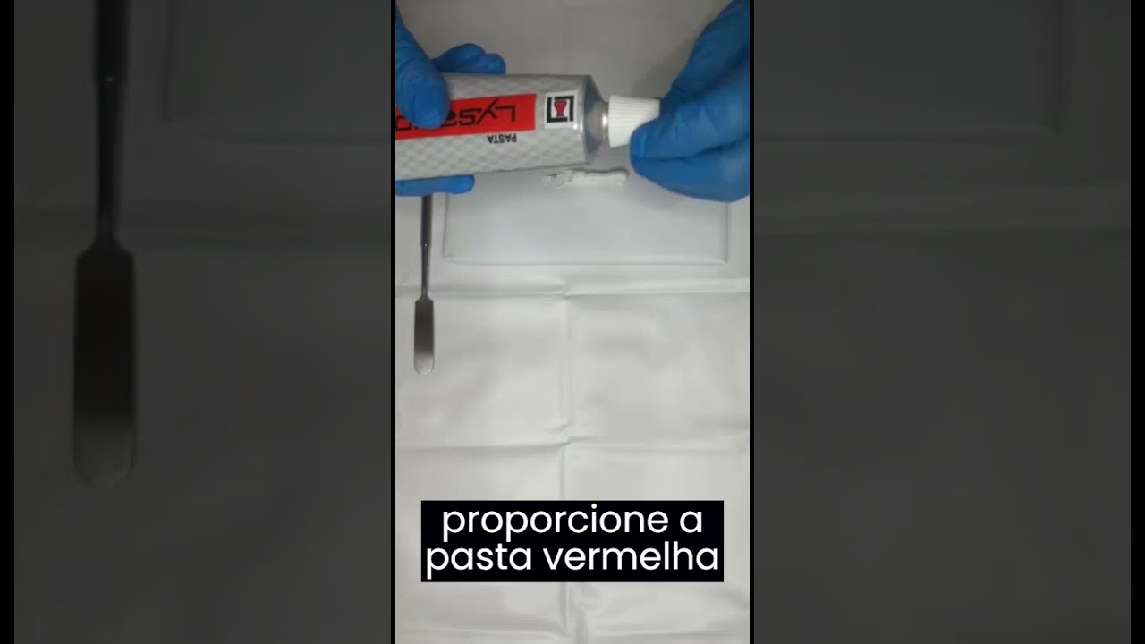 Manipulação da pasta de óxido de zinco e eugenol