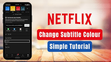 How to Change Subtitle Colour on Netflix Mobile !