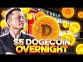 $5 Dogecoin 2021 | 5 Reasons | 50% -80% Dogecoin Sale | Elon Musk Dogecoin Prediction