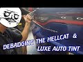 Debadging and Luxe Auto tint on my 2018 Indigo Blue Hellcat Charger!