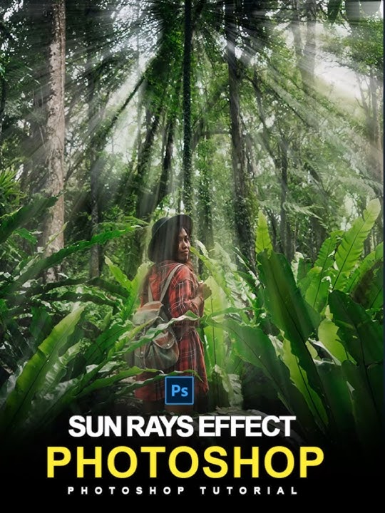 Adobe Photoshop Tricks 2025 - Sun Rays Effect Best Photoshop Tutorial