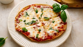 Keto Pizza: Quick 5 Minute Recipe [Psyllium Husk Crust]