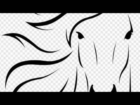 تعليم فن الرسم شعار حصان