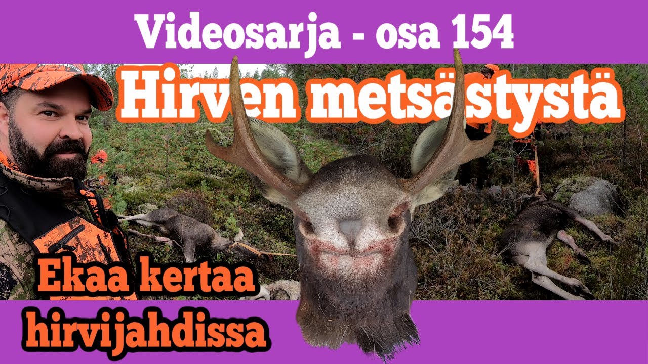Osa 154 - Hirven metsästystä - ensimmäistä kertaa jahdissa - 2021/2022