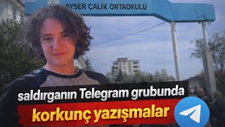 Saldirganin Telegram Grubundaki̇ Yazişmalari