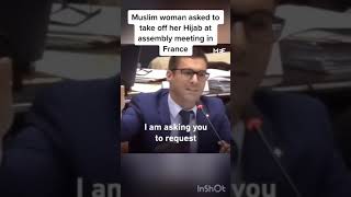 Muslim woman asked to take up her Hijab in assembly meeting in France || Adam Da’wah