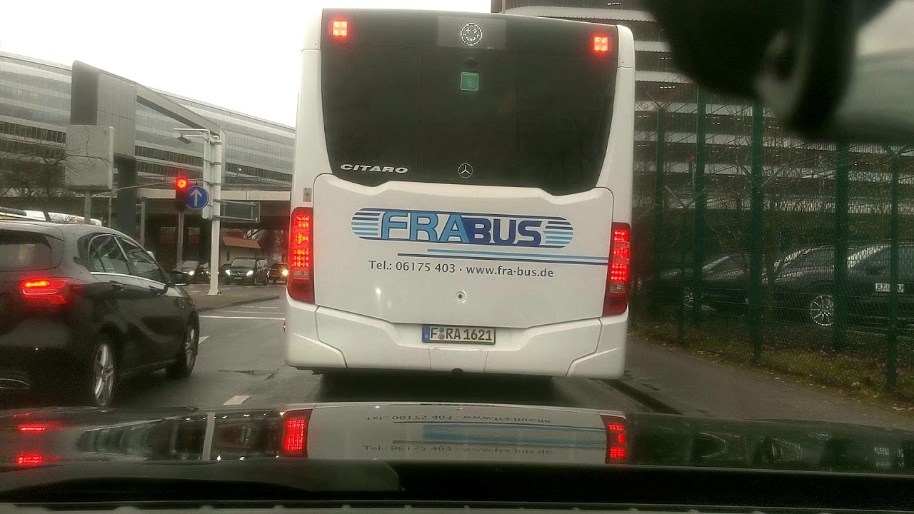 FRA airport rental car return from automatic Shell gas station YouTube