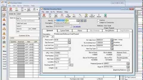 Sage 50 - Replacing Item ID with Part Number or UPC/SKU