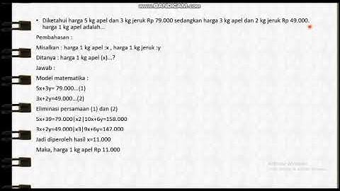 Program Linear Kelas XI IPS 4 kelompok Herliana Rohmania