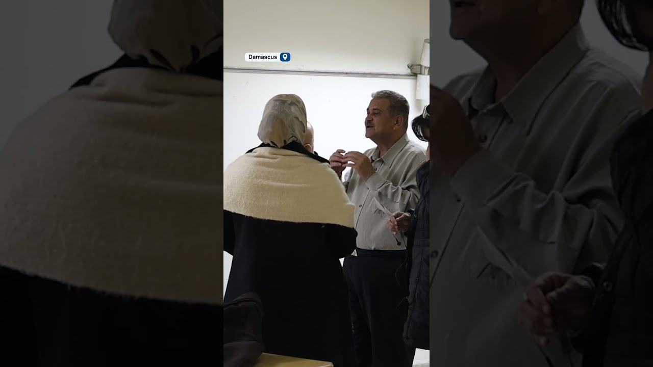 Calligraphy Exhibition by Fayez Shamieh at al-Midan Cultural Center    #exhibition #syria  #shorts