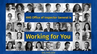 HHS Office of Inspector General is Working for You by OIGatHHS 6,578 views 1 year ago 38 seconds