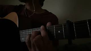 ASMR guitar playing and singing unintelligible lyrics freestyle until you sleep or until.... yeah ok