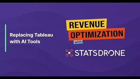 Replacing Tableau with AI Tools
