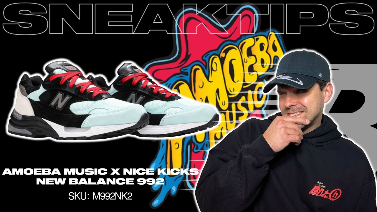 New Balance x Amoeba Music x Nice Kicks 992 Review + On Foot - YouTube