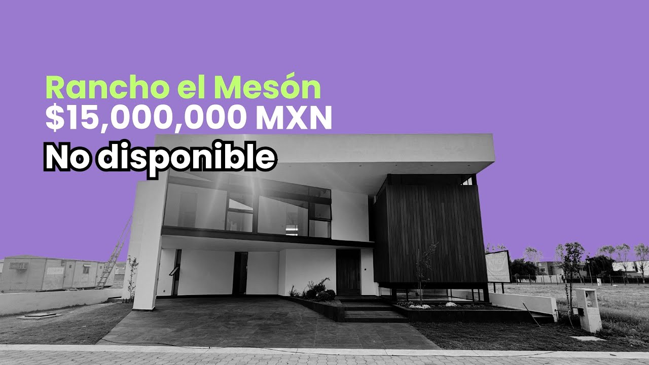 Casa en PRE-Venta Rancho el Mesón $15,000,000 mxn
