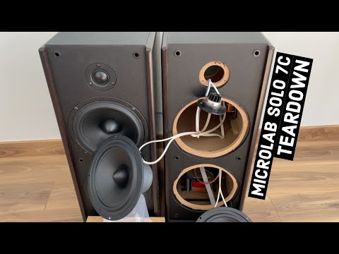 Look inside Microlab Solo 7c active speakers - What's Inside?