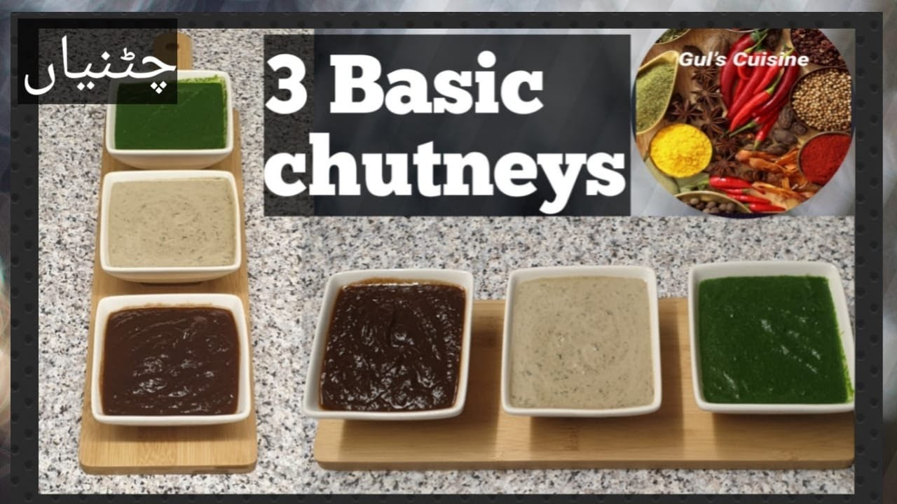 3 Basic Chutney Recipes. YouTube