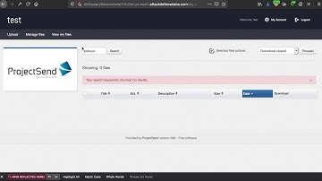 Finding Reflected XSS Without Proxy Demo ProjectSend