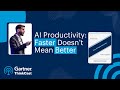 The GenAI Productivity Trap: Why Faster Isn't Always Better