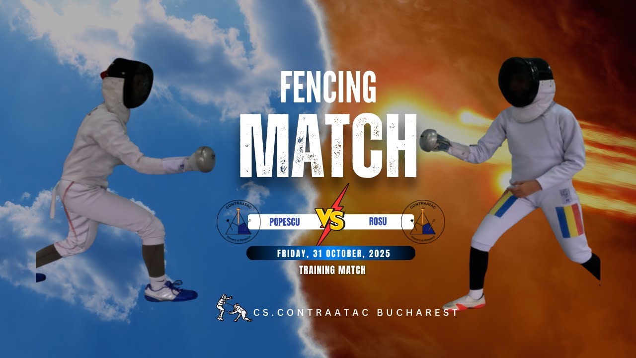 Girls Fencing Match 🤺 | 5-Touch Epee Bout Between Two Age Categories | CS.Contraatac