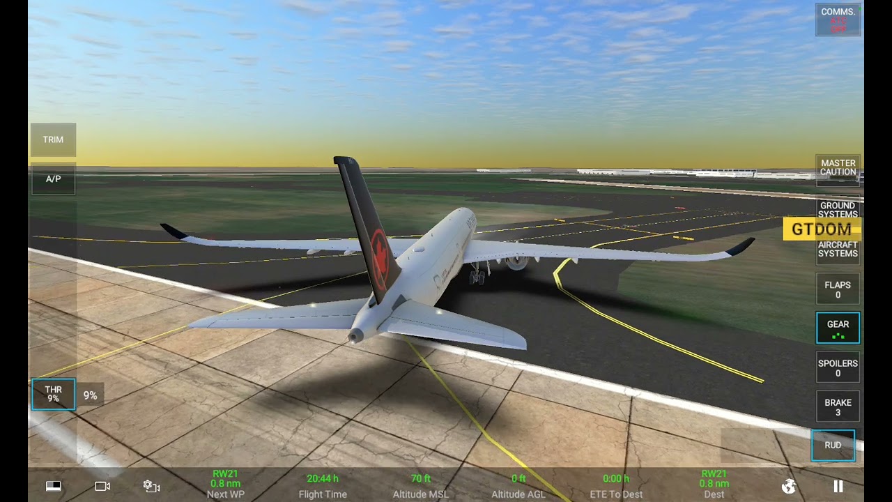 Landing at Perth Australia (YPPH) 