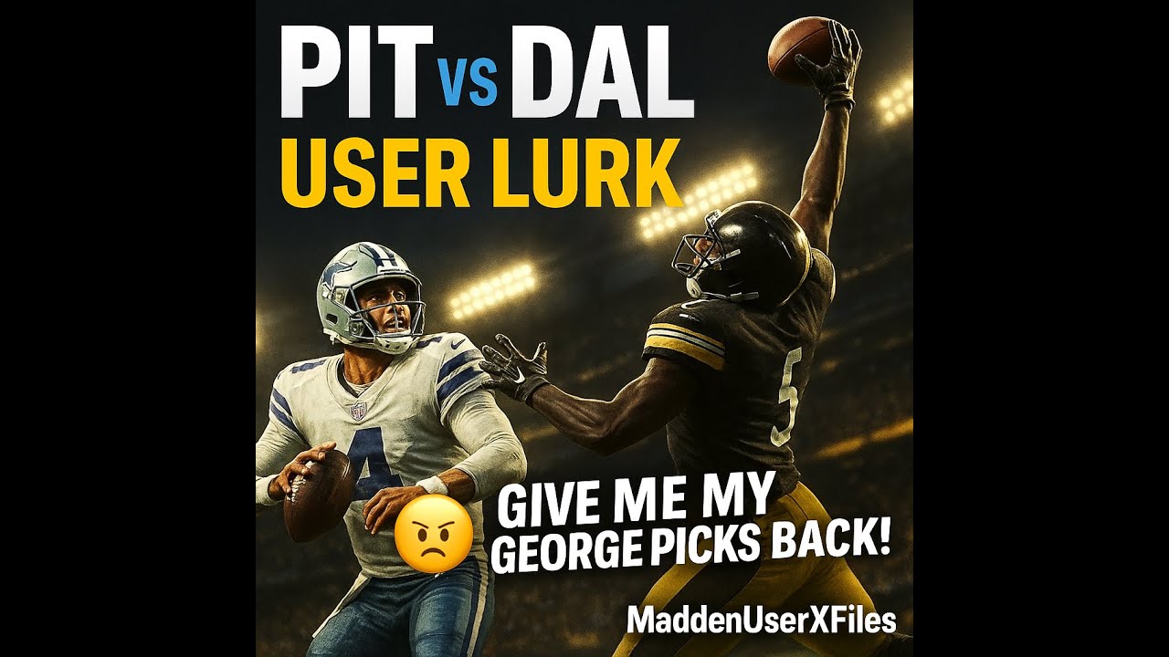 Dak Tried It… Elliott Took It 😤 | User Lurk | Madden 26 Steelers vs Cowboys