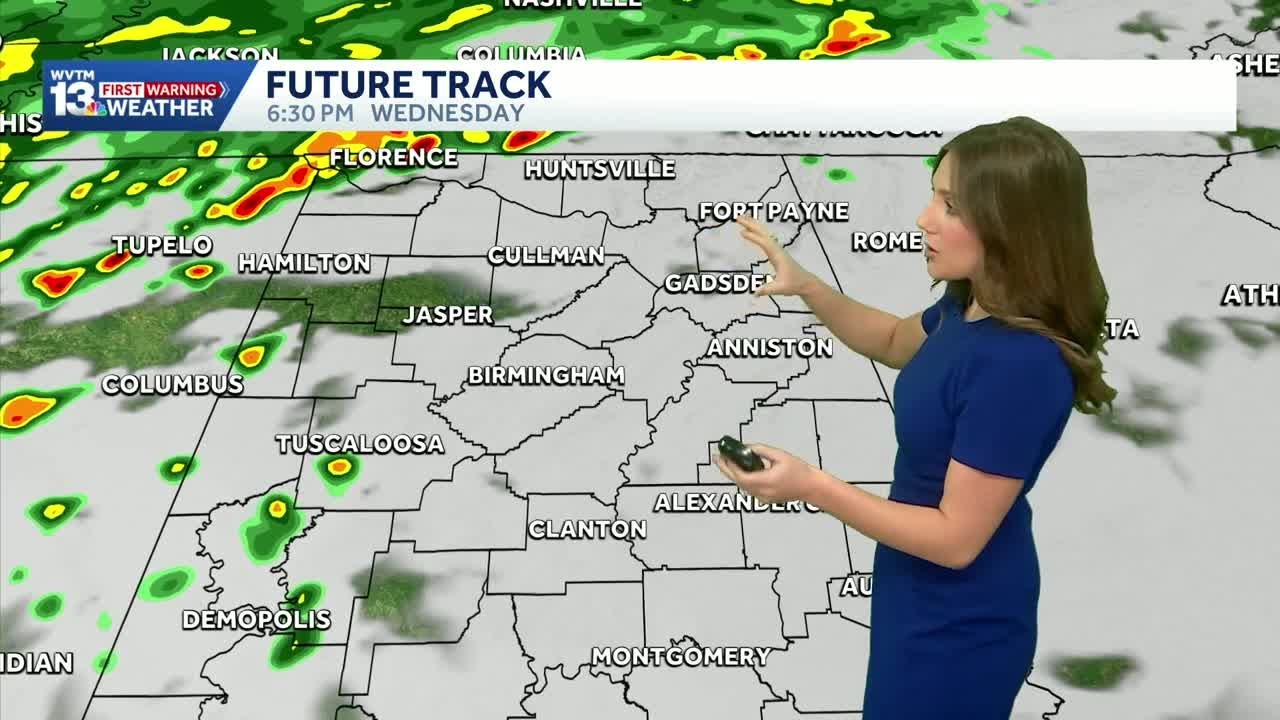 Another severe storm risk for Alabama Wednesday before cooler weather arrives.