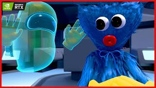 Ghost Crewmate & Huggy Wuggy - Poppy Playtime Vs Among Us 3D Animation #3