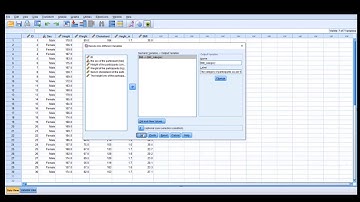 How to compute variable and recode into different variable in SPSS