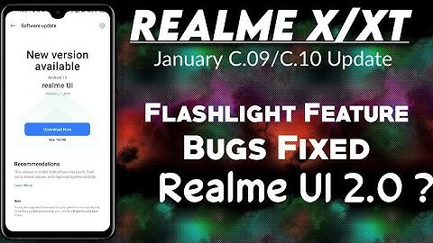 Realme X/XT January Update | Realme X C.09 Update | Realme XT C.10 Update | Realme Update  Atul Tech