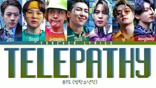 BTS Telepathy Lyrics (방탄소년단 잠시 가사) (Color Coded Lyrics)