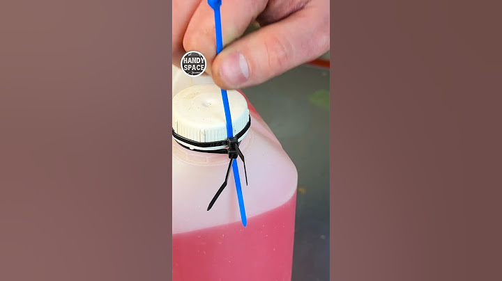 Life Hack with a Zip Tie and a Plastic Canister! #lifehacks #tips