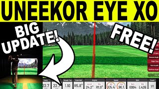 UNEEKOR EYE XO REVIEW! BIG VIEW Golf Simulator Software Update (FREE) ⛳ screenshot 2