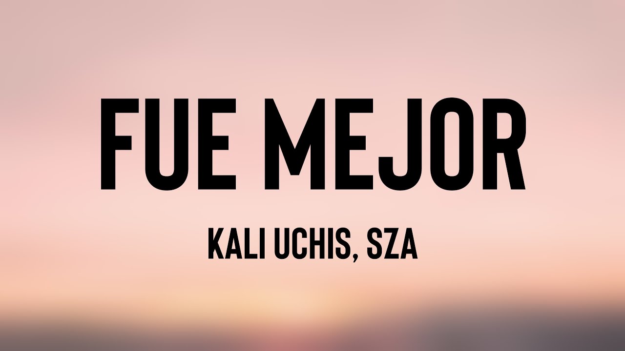 fue mejor Kali Uchis, SZA Visualized Lyrics 🎃 YouTube