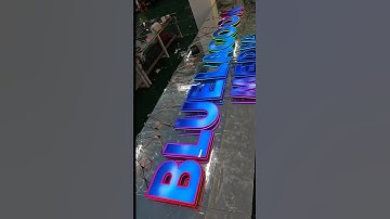 Light up your brand, with luminous characters! #Olympic Games  #signagedesign #signage