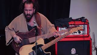 Bass guitar solo by Munir Hossn from Invisible Tattoo concert at Ladbroke Hall, London