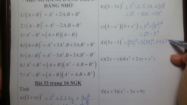 Bài 33 sgk toán 8 tập 1 trang 128