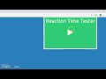 Reaction Time Game chrome extension