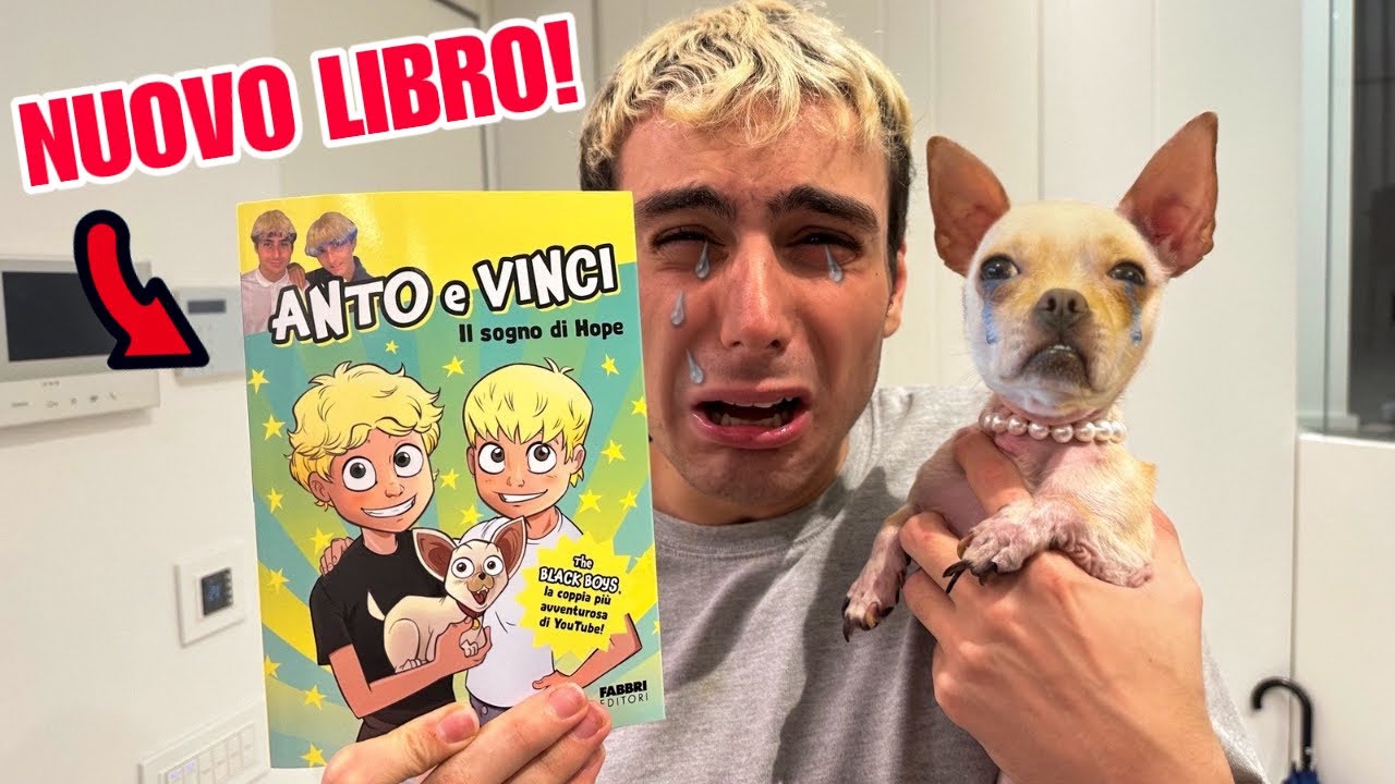 IL NUOVO LIBRO HA FATTO PIANGERE IL NOSTRO CAGNOLINO…😢 *EMOZIONANTE* 