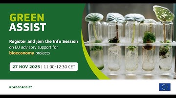 Info Session to unlock the potential of bioeconomy projects through EU advisory service Green Assist