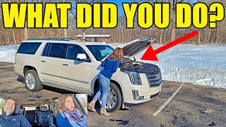 My Wife's Reaction To Secretly Supercharging Her New Escalade! Boosted Launches, Burnouts \& Dyno!