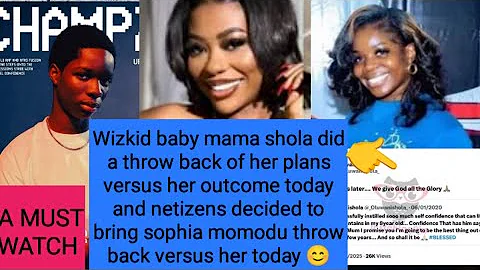 Wizkid 1st baby mama did a throw back versus today & netizens join her to thank Go👉 Sophia throback😩