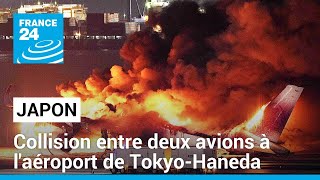 Japon Une Collision Entre Deux Avions À Laéroport De Tokyo-Haneda Fait Cinq Morts France 24
