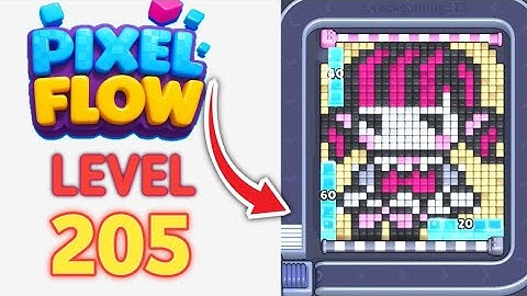 Pixel Flow Level 205 Walkthrough